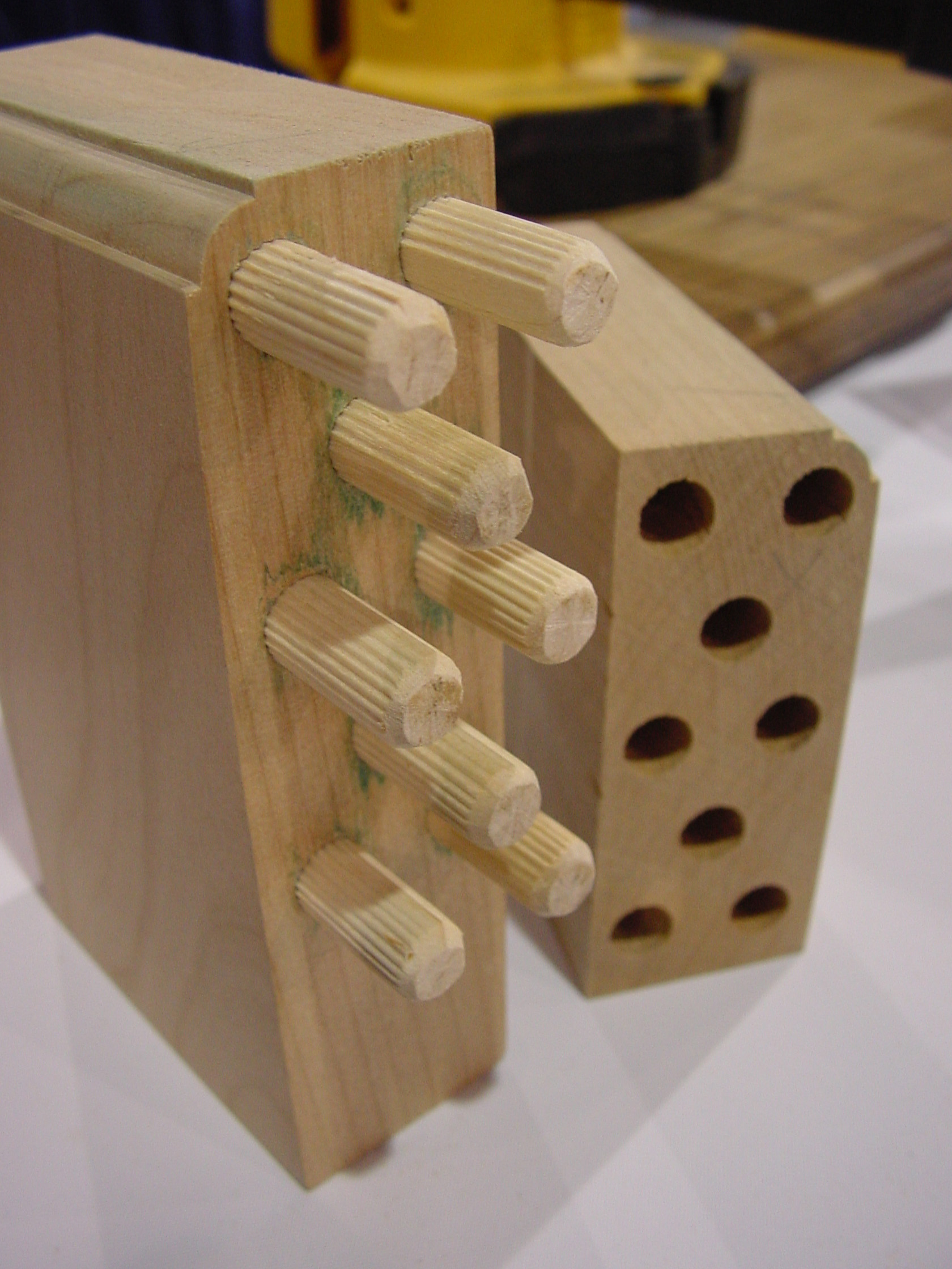 Joints on woodworking