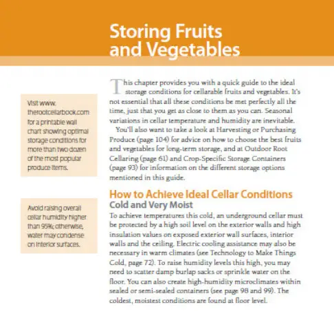 Guide on storing fruits and vegetables effectively.