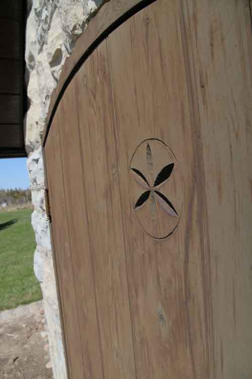 wooden door