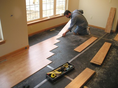 Soundproof Flooring Rubber Underlay Keeps Foot Sounds Down