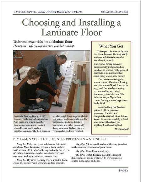 Laminate Flooring Download Your Free Detailed Diy How To Installation Guide