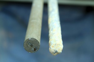 New and Old Anodes water heater anodes