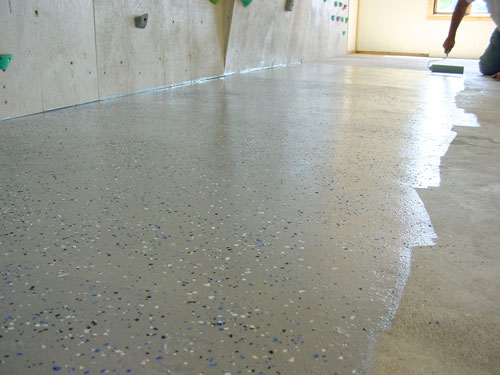 how do you paint a concrete basement floor