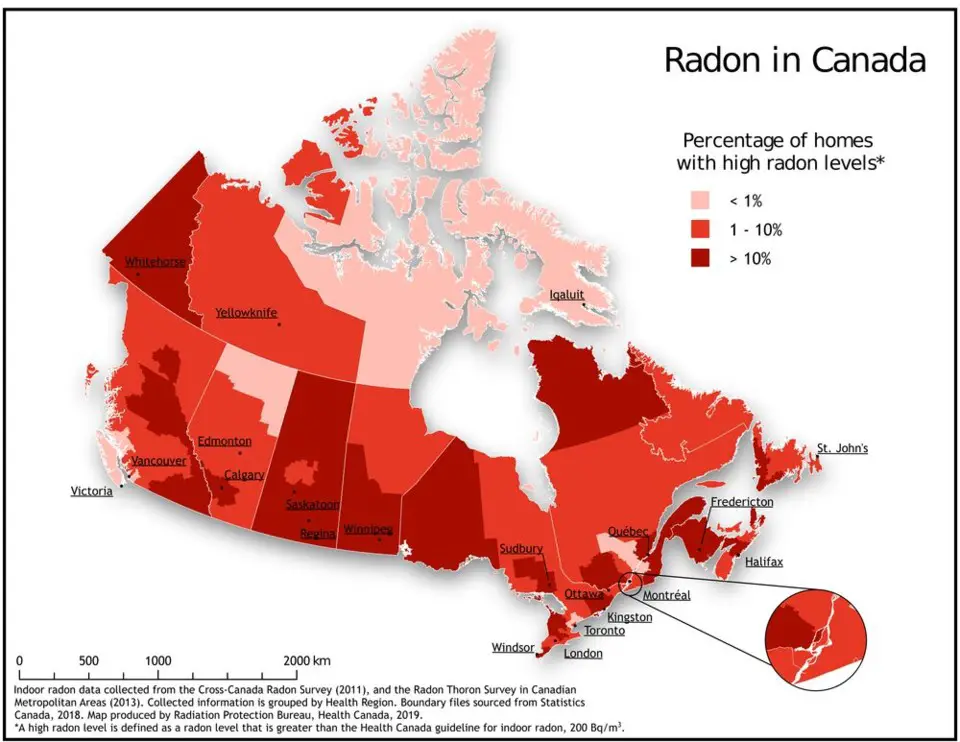 radon in canada