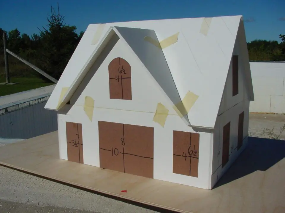 This is the scale model I built to guide me with the design of my workshop building. The scale model exercise is something almost anyone can do, and it’s a powerful design tool
