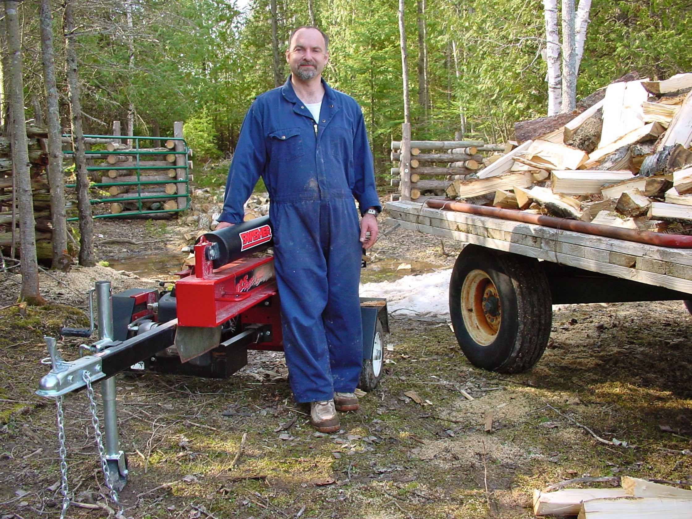 LOG SPLITTER: How to Make Firewood Faster & Better - Baileylineroad