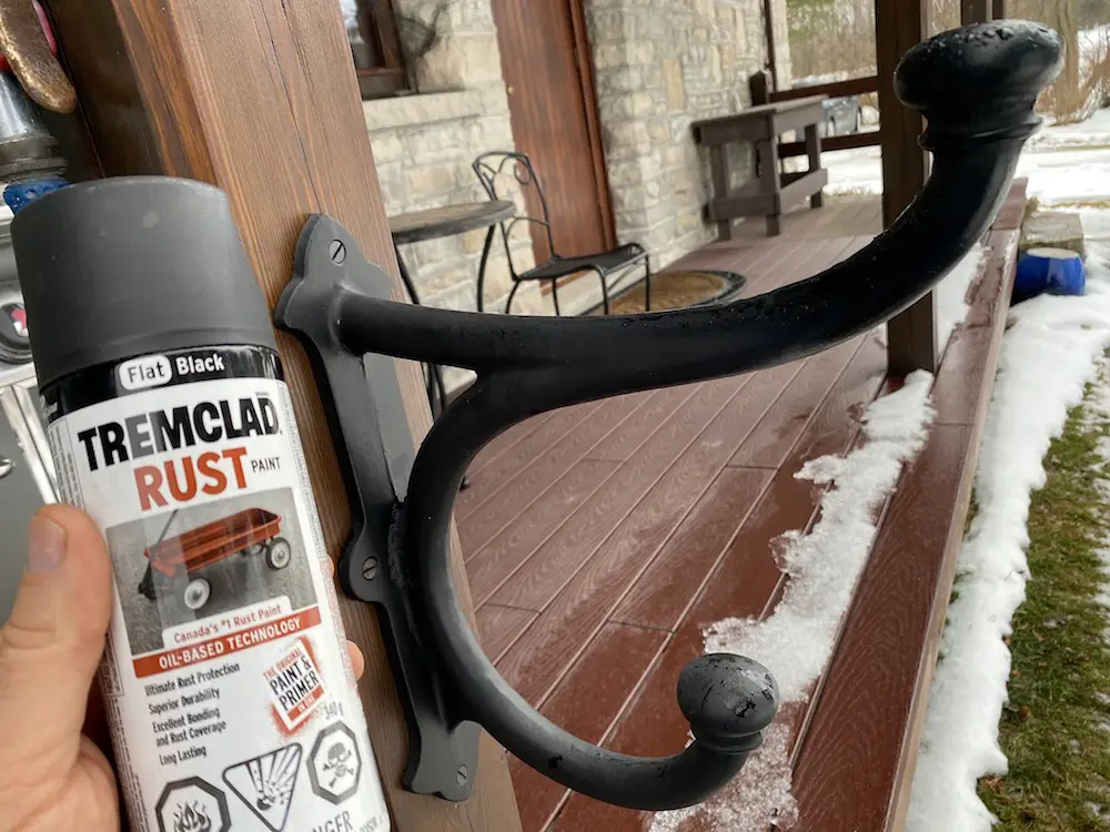 To Paint My Rusty Metal Railing, How To Paint Outdoor Railings Black