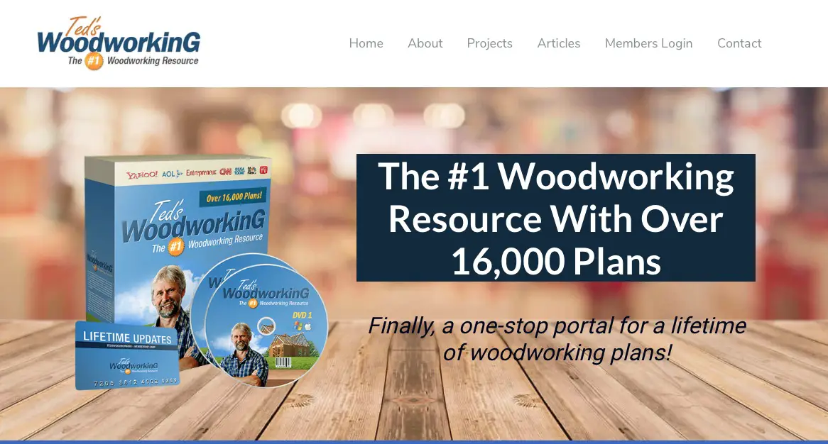 One of several “Ted McGrath” websites that sells pirated plans took from woodworking developers.