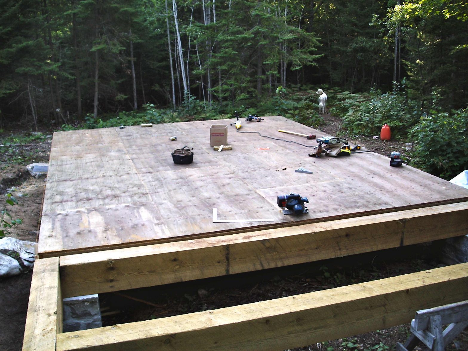 Installing Floor Joists & Subfloor - Baileylineroad