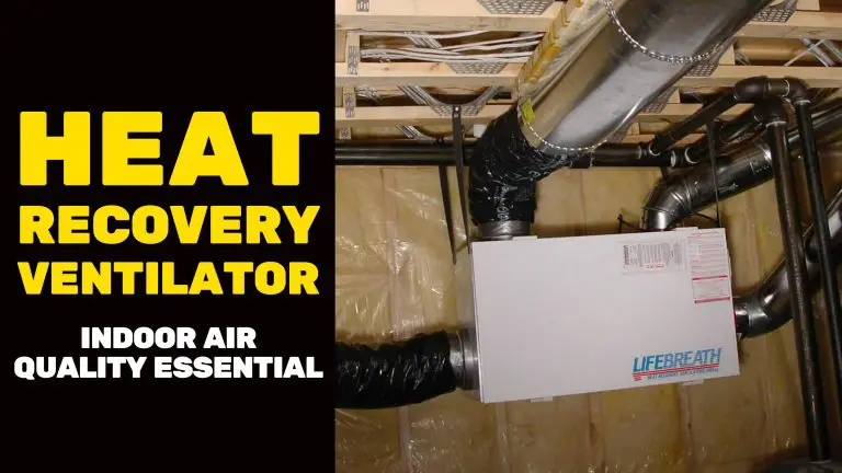 Heat recovery ventilator for indoor air quality