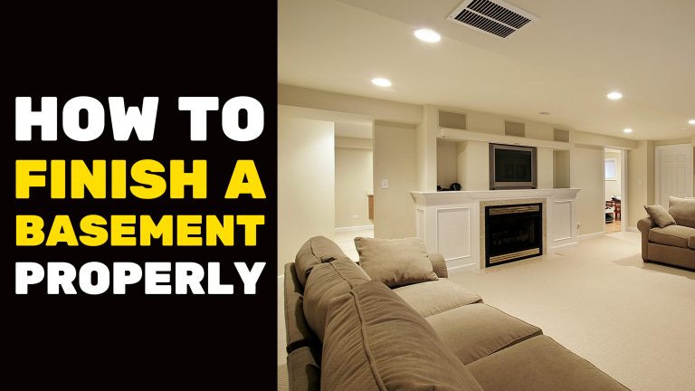 Guide to finishing a basement effectively.