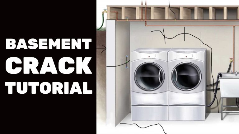 BASEMENT FINISHING COURSE VIDEO: Basement Crack Tutorial