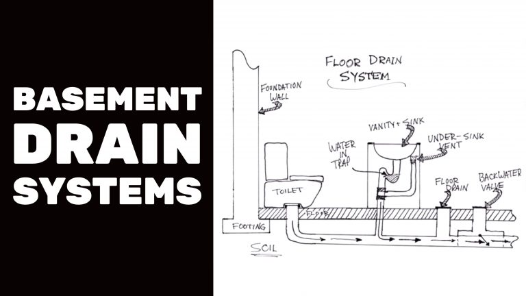 BASEMENT FINISHING COURSE VIDEO: Understanding Basement Waste Water Drain Systems