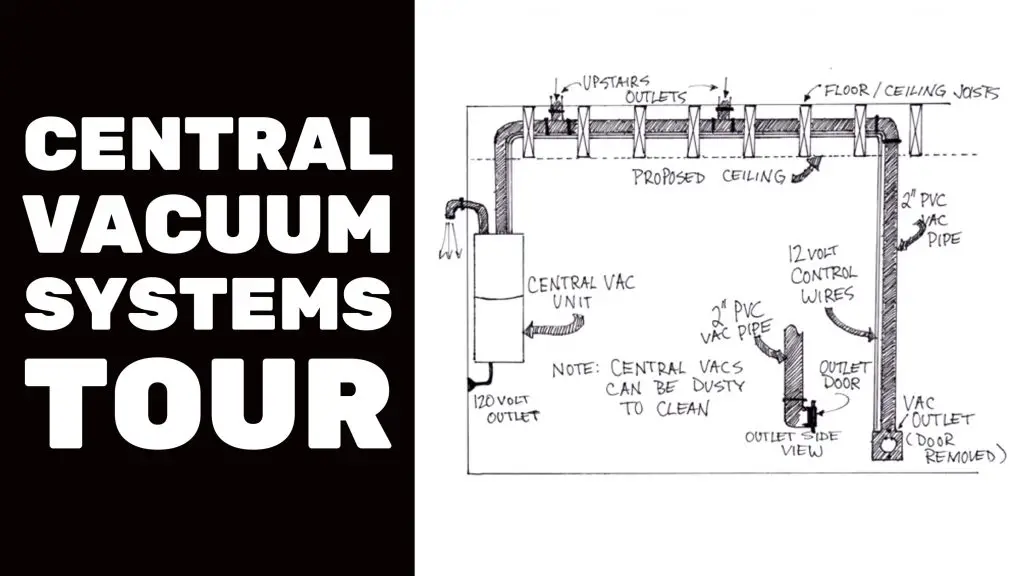 Central vacuum systems tour with diagram