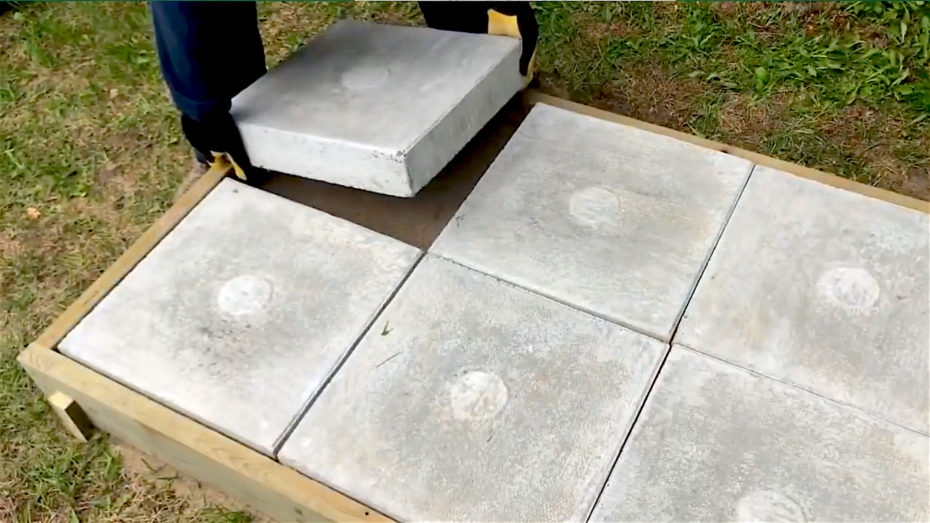 CONCRETE FOUNDATION PAD: Build One Without Pouring ...