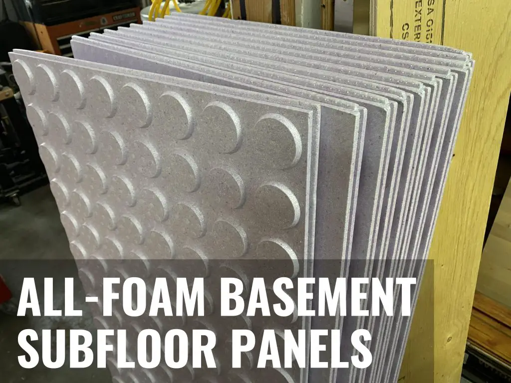 All Foam Basement Subfloor Panels Boost Warmth And Discourage Mold 6165