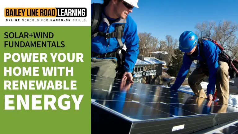 BUILD YOUR OWN OFF-GRID ENERGY SYSTEM: Still a Few Seats Left in the Current Course Session