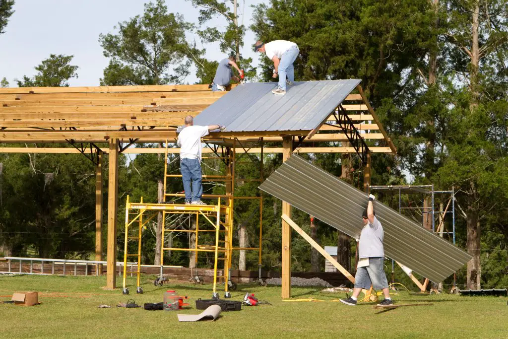 Pole Barn Construction Image