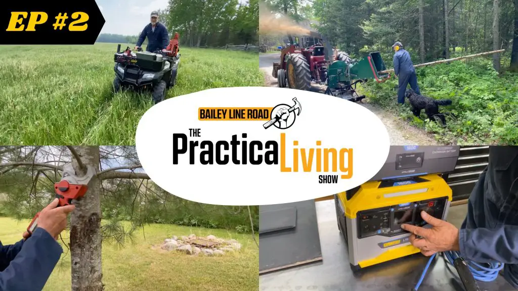 Practical Living Show Episode 2, outdoor tasks demonstration.