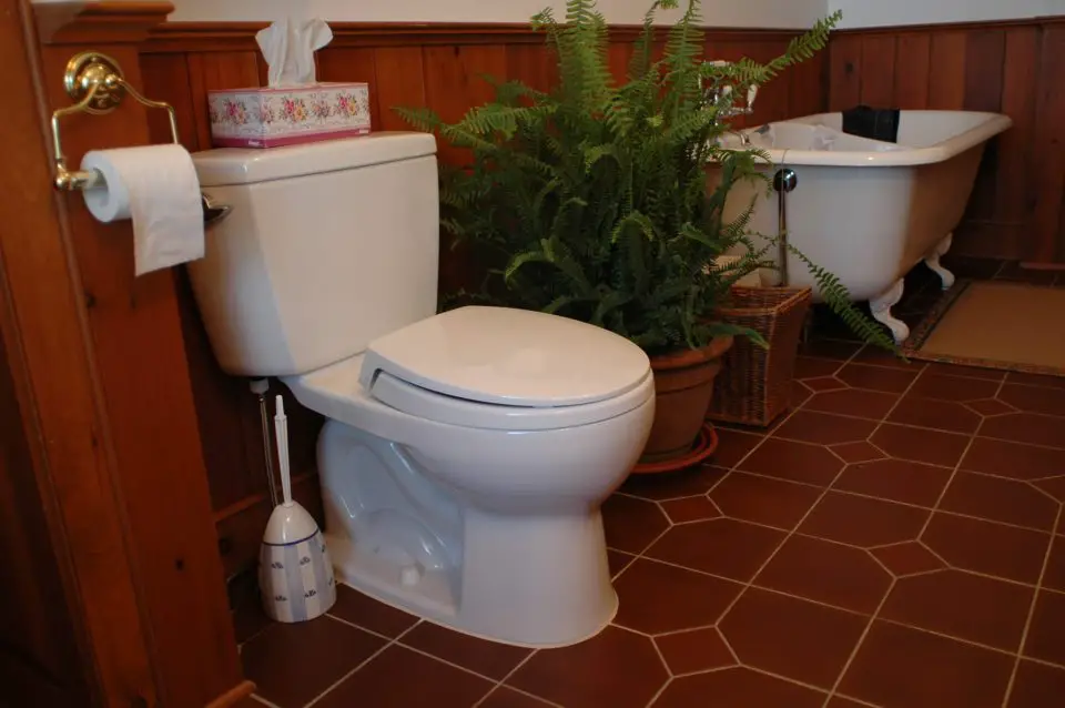 One of two TOTO toilets at our place. These things have worked very well, almost never plugging even when we had a house full of “productive” teenage boys.
