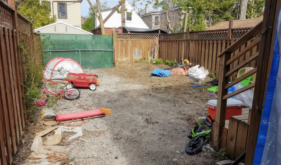 ugly backyard