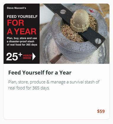 Guide for creating a year-long food supply.