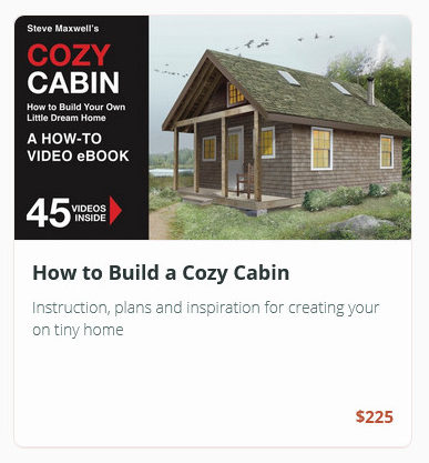 How-to ebook on building a cozy cabin.