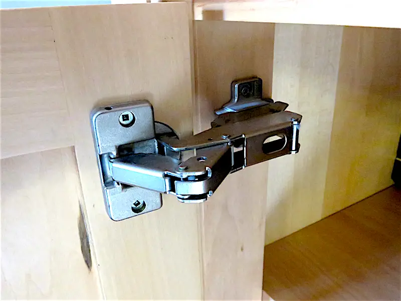cupboard door hinge