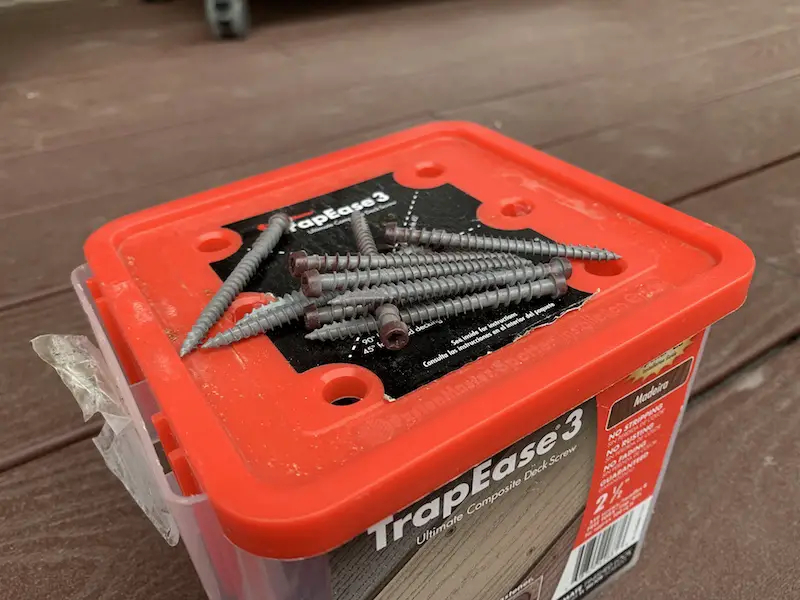 box of wood screws
