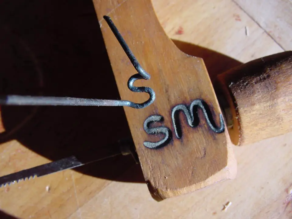 The same brand used on the handle of a bow saw I made.