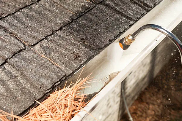 pressure washer gutter cleaning