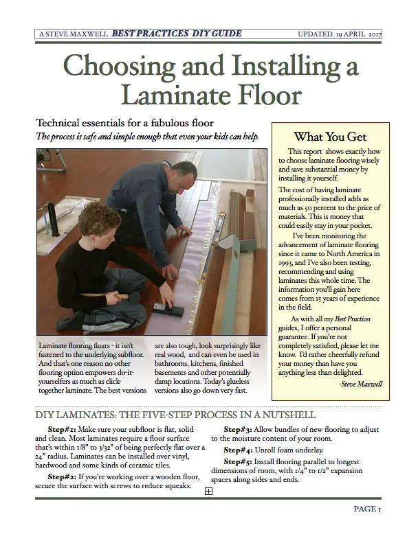 laminate flooring install guide
