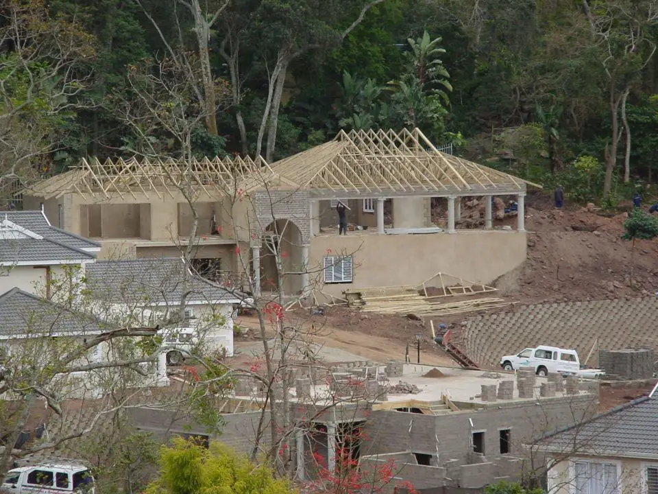 home being built in south africa