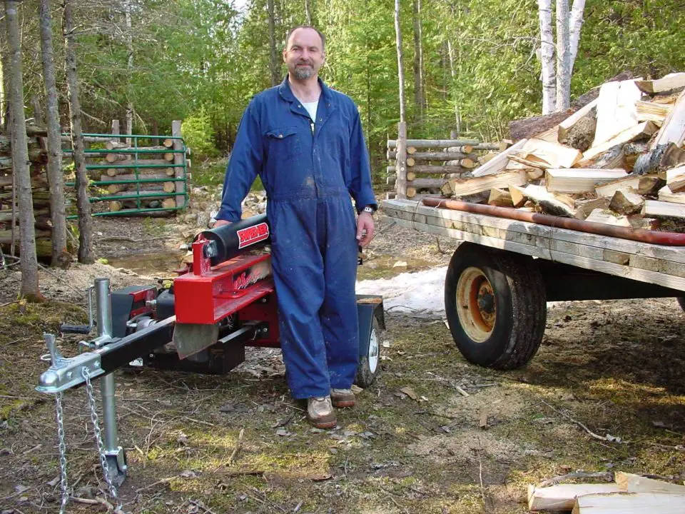 My log splitter burns gasoline and makes noise, so no one would consider it an “implement of environmentalism”. Yet a tool like this helps me make use of sustainably harvested firewood that so local it’s only a 1/4-mile from the house.