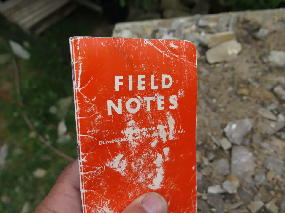 Field Notes is a company that takes pocket pads seriously. This particular model may be worn from my pocket, but the pages are waterproof and quite tough.