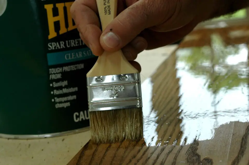 You can apply an excellent wood finish by brush in an ordinary work space. The key to excellent results are a handful of tips that most people don’t know: proper sanding, proper finish choice and thorough buffing as a final step.