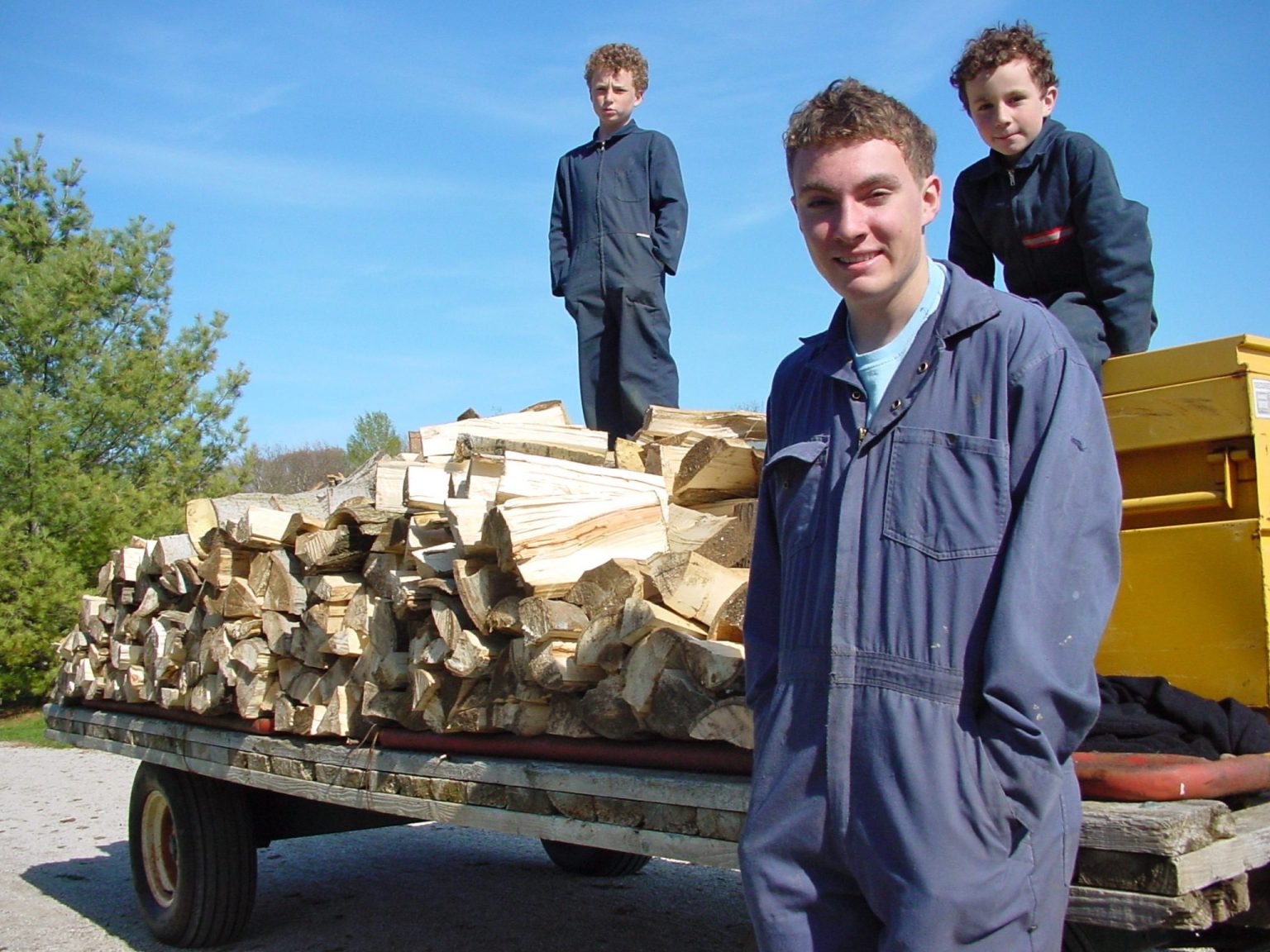 FIREWOOD FROM THE FOREST - Learn how to cut, split & stack it ...