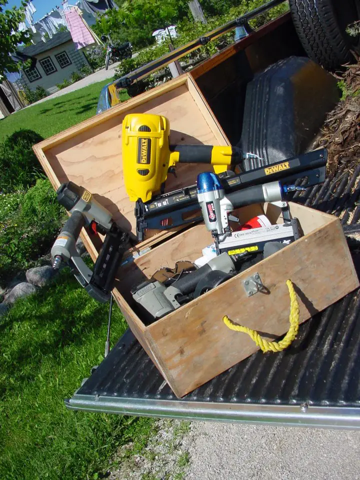 These are some of the power nailers I have in my collection. Besides speeding progress, power nails can deliver better results