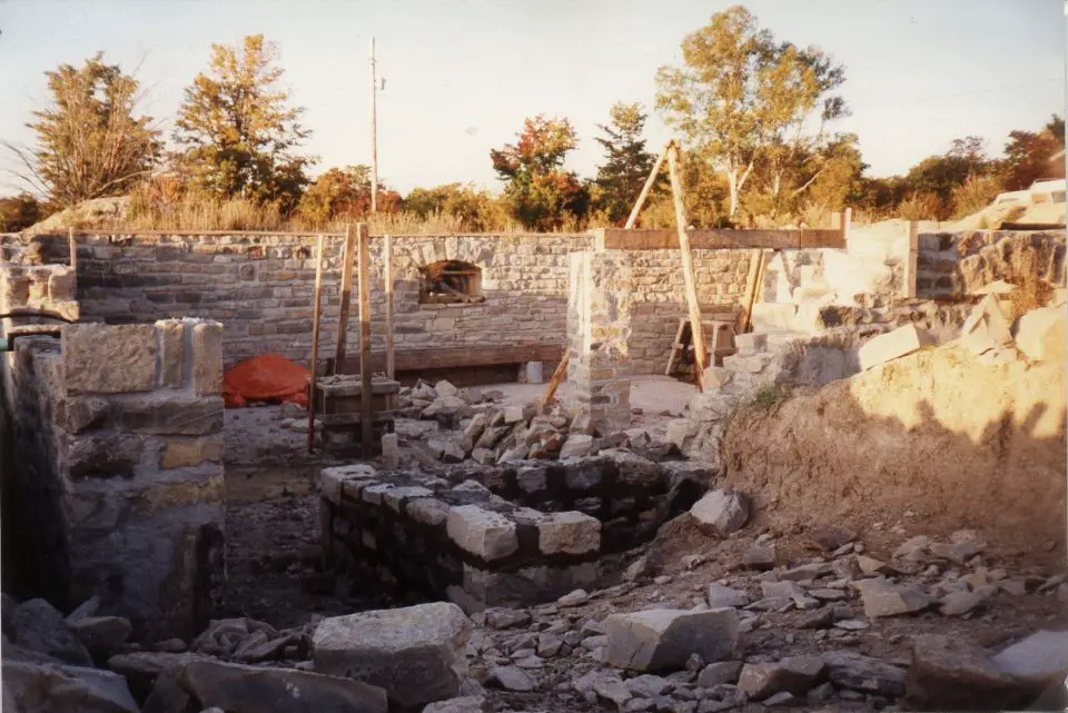 stone basement building