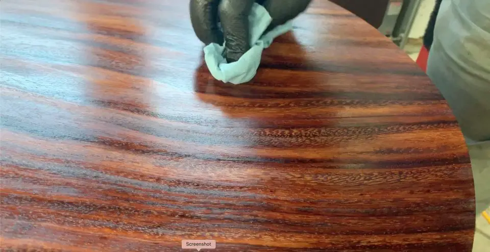 The oil finish on our acacia table top is an example of careful craftsmanship applied to something we see and interact with daily at our house.