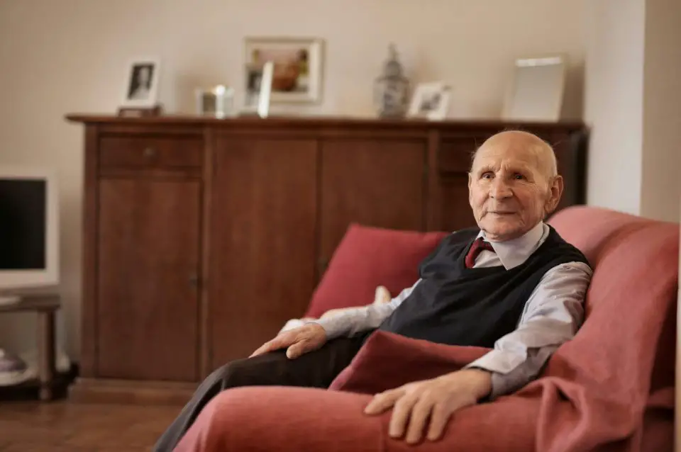 old man sitting