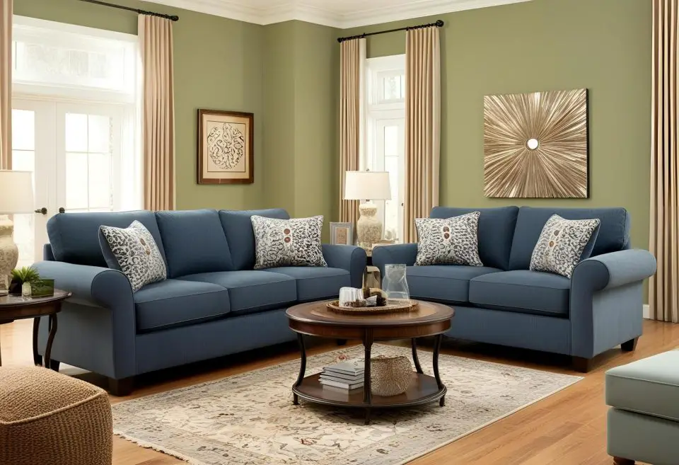 sofa in living room