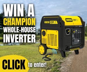 Win a Champion whole-house inverter giveaway.