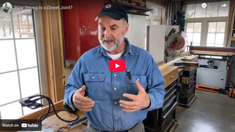 WOODWORKING: See How Much Pressure a Dowel Joint Can Take