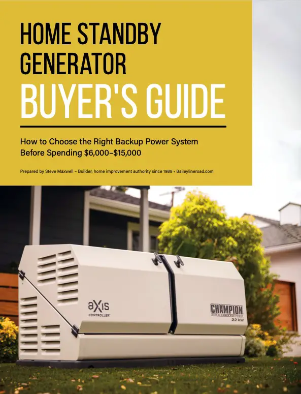 home standby generator buyers guide free pdf download