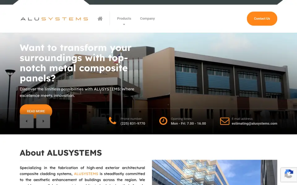 Alusystems metal composite panels promotion
